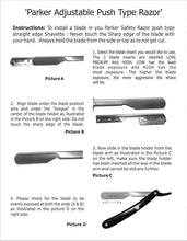 Load image into Gallery viewer, Parker Shaving PTABK Professional Barber Razor - AbsolutMen