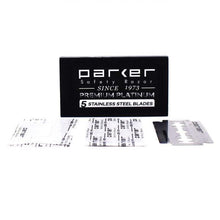 Load image into Gallery viewer, Parker Shaving Premium Platinum Double Edge Safety Razor Blades (20 pack of 5) - AbsolutMen