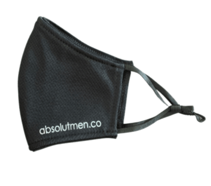 AbsolutMen Reusable 3Ply Facemask - AbsolutMen