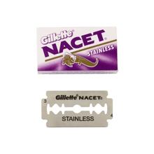 Load image into Gallery viewer, Gillette Nacet Stainless Double Edge Razor Blades - AbsolutMen
