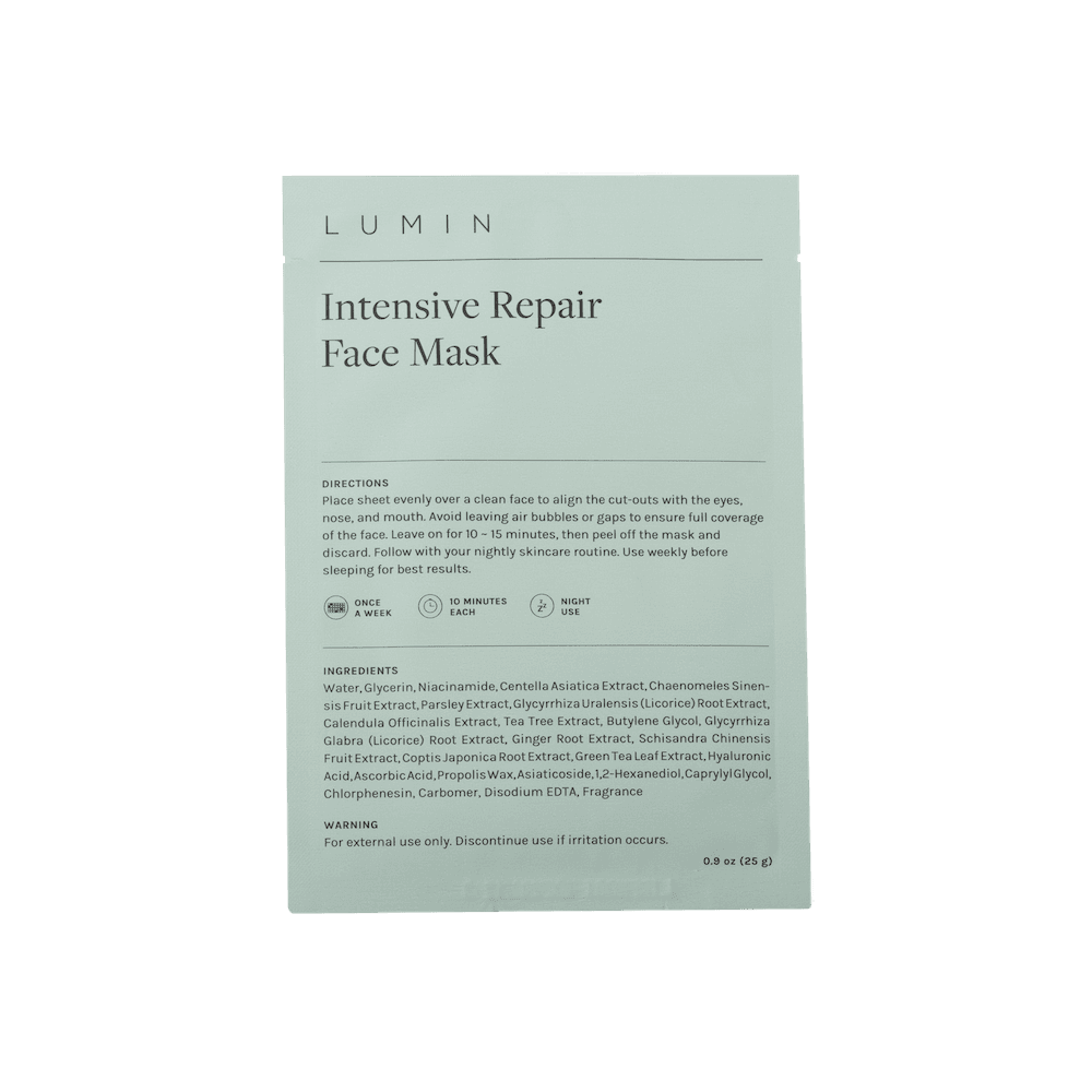 Lumin Intensive Repair Face Mask (1 Pack of 5) - AbsolutMen