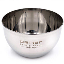 Load image into Gallery viewer, Parker Shaving Stainless Steel Shaving Bowl - AbsolutMen
