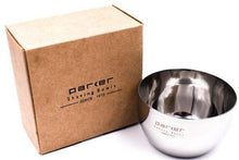 Load image into Gallery viewer, Parker Shaving Stainless Steel Shaving Bowl - AbsolutMen
